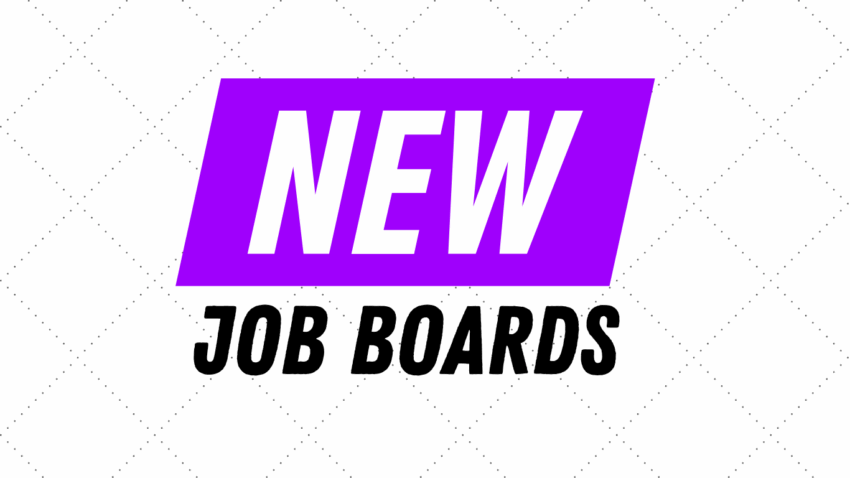 new job board launches